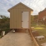 Single gable end entry